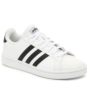 Classic Black and White Adidas Sneakers